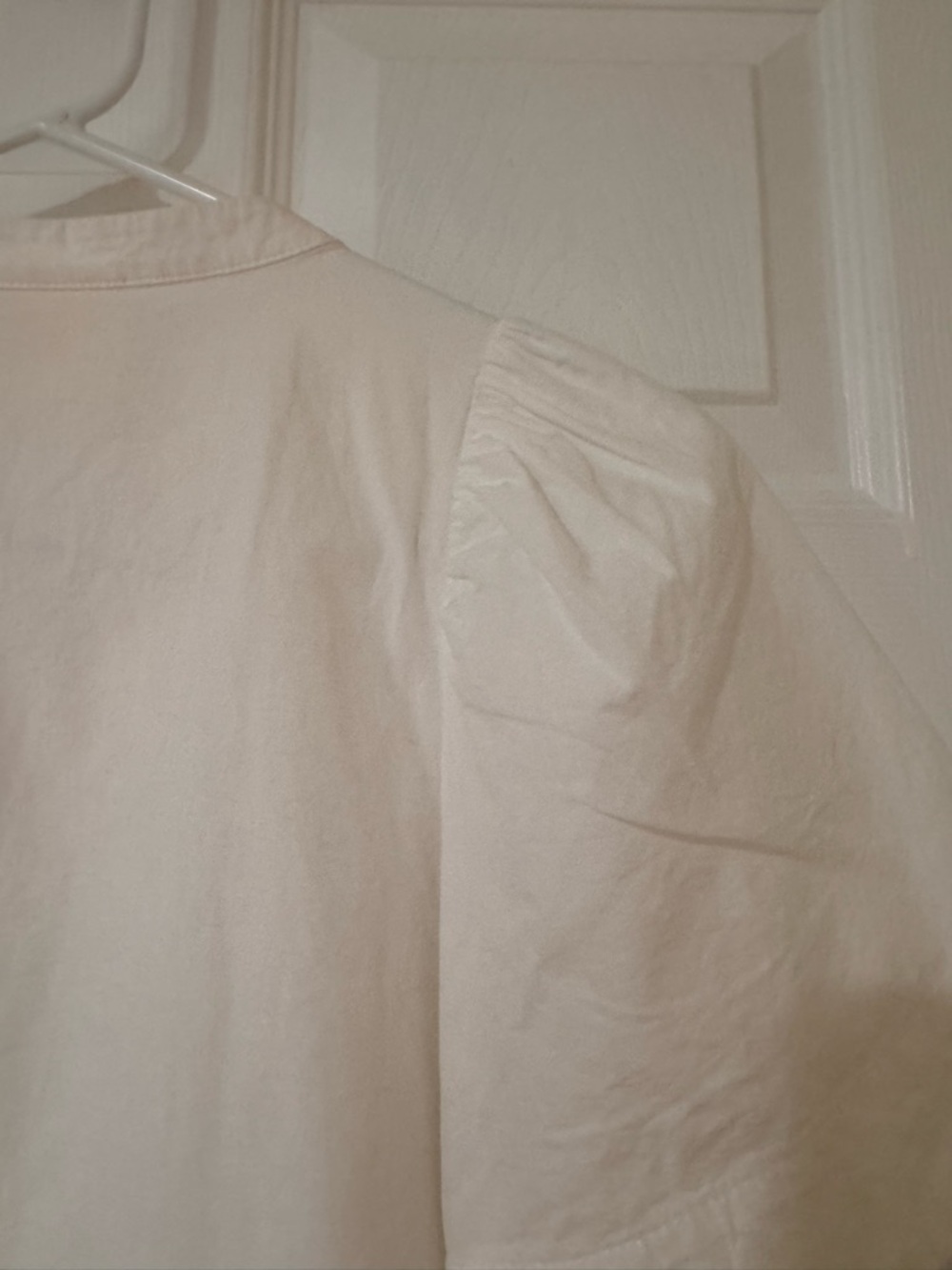 Anthropologie White Pintuck Popover Top - Picture 10 of 14